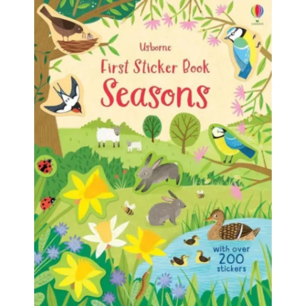 The First Sticker Book Seasons by Holly Bathie, a children's picture book illustrating the awareness of relationship about the Seasons