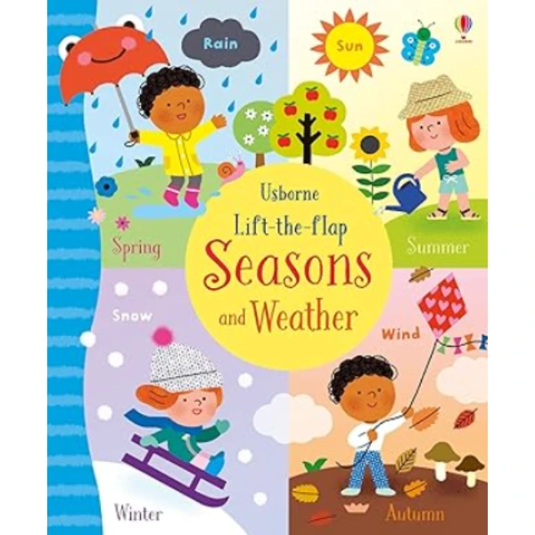 The Lift-the-flap Seasons and Weather, a children's picture book illustrating the awareness of relationship about the Seasons
