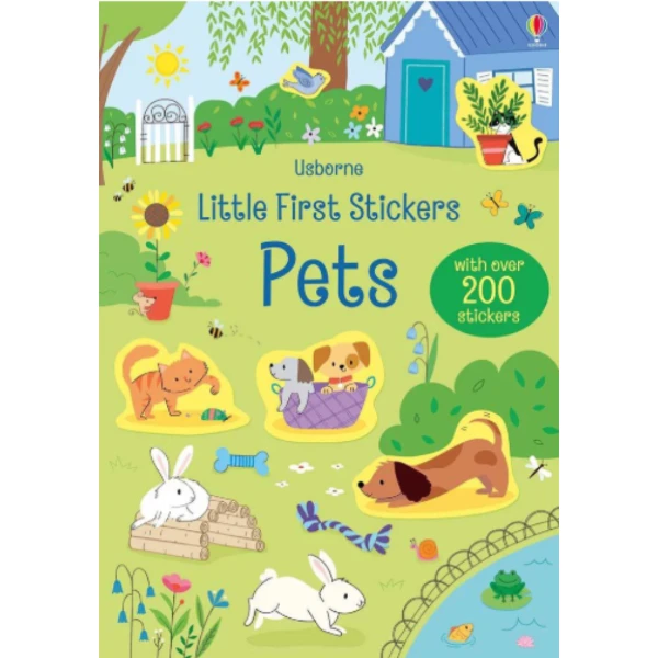 The Little First Stickers Pets by Hannah Watson, a children's picture book illustrating the awareness of relationship about the Pets