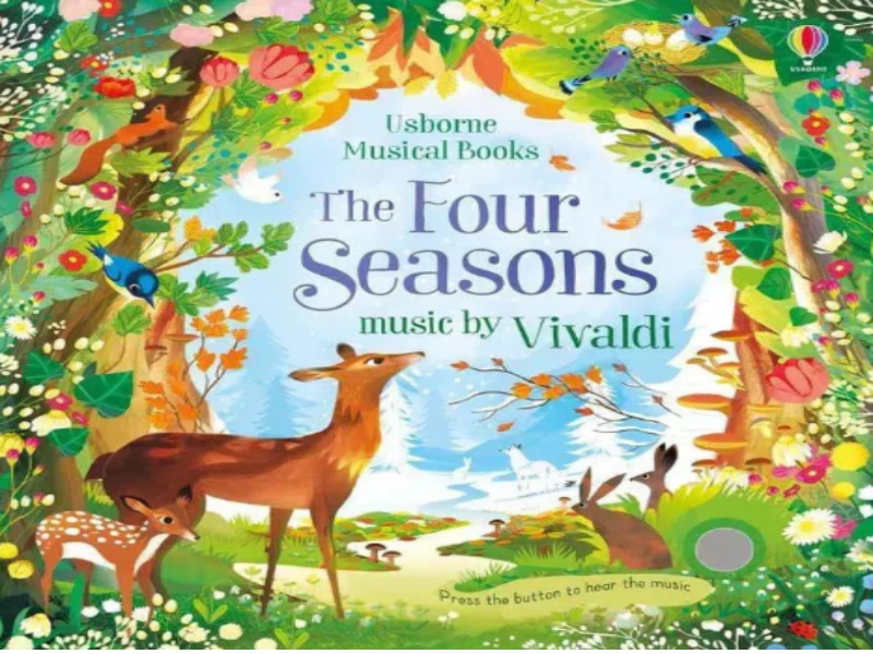 The Music Book The Four Seasons, a children's music picture book illustrating the awareness of relationship about the Seasons